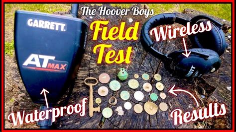 NEW Garrett AT Max Waterproof Wireless Metal Detecting Field Test