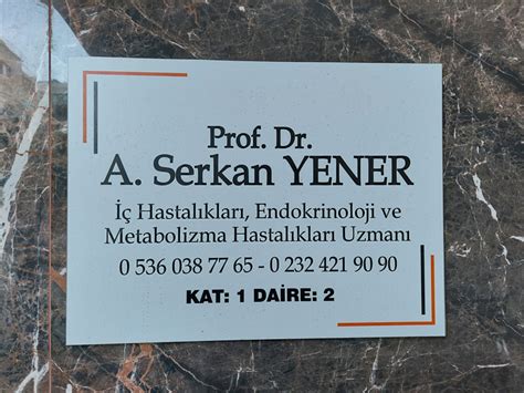 Prof Dr Serkan Yener Endokrinoloji ve Metabolizma hastalıkları İç