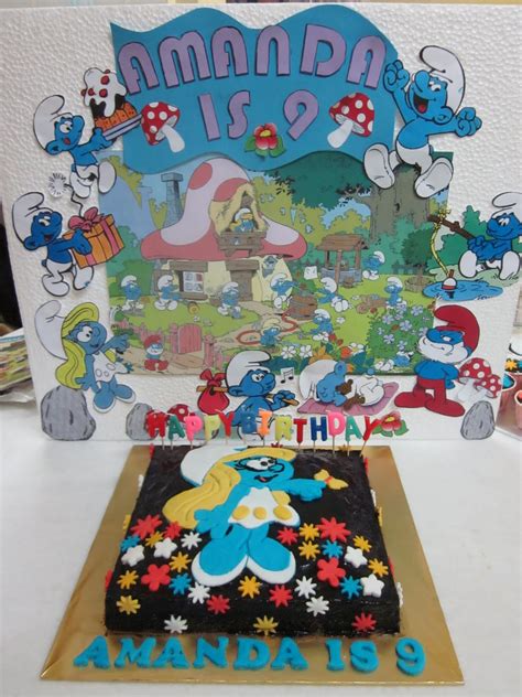 Sweet-Treatz: Smurfette Birthday Cake