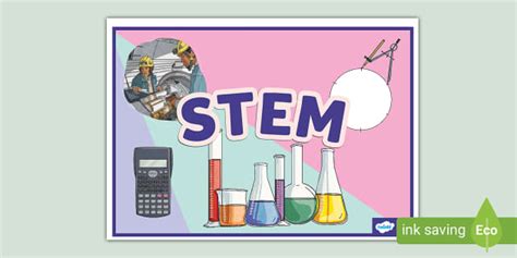 New Stem Photo Display Poster Hecho Por Educadores