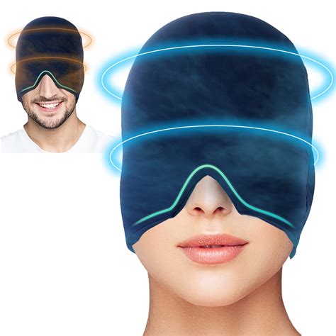 Migraine Relief Cap Gel Headache Relief Cap Cold Hot Therapy For Puffy Eyes Tension Sinus