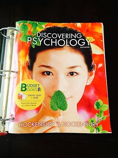 Amazon Discovering Psychology 9781464102417 Hockenbury Don