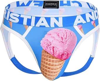 Amazon Andrew Christian Ice Cream Locker Room Jock W ALMOST NAKED Clothing Shoes Jewelry