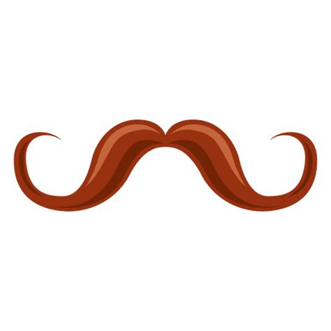 Design PNG E SVG De Bigode Hipster 7 Para Camisetas