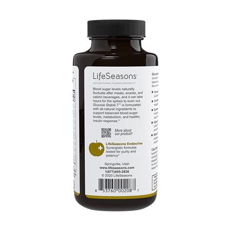 Glucose Stabili T Blood Sugar Support LifeSeasons Natural Health