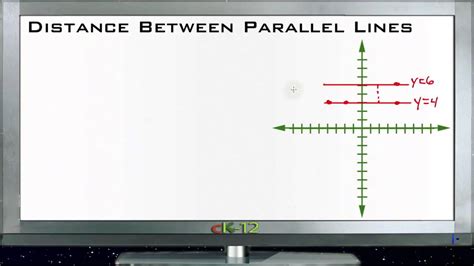 Distance Between Parallel Lines Lesson Basic Geometry Concepts Youtube