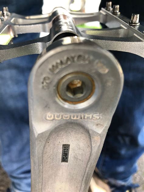maintenance - Shimano FC-M131 crank arm bolt - Bicycles Stack Exchange