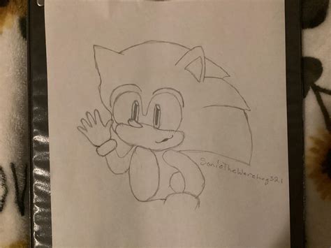 Cute Sonic Sketch by SonicTheWerehog321 on DeviantArt