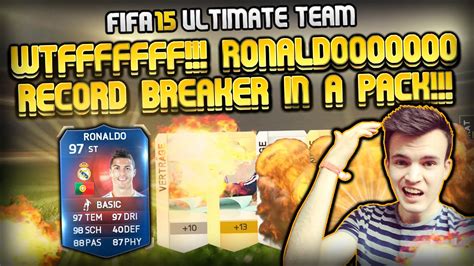 RONALDO RECORD BREAKER IN A PACK WTFFFF FIFA 15 ULTIMATE TEAM