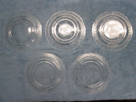 Clear Glass Depression Glass Plates -- Antique Price Guide Details Page