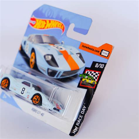 Hot Wheels Ford GT Gulf Edition Legendary Speed Iconic Design Etsy