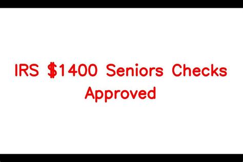 Irs Seniors Check Know Eligibility Payment Date Msrlm