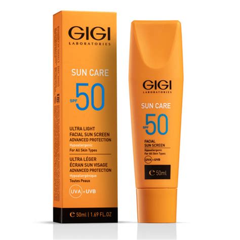 GIGI Солнцезащитный крем Ultra Light Facial Sun Screen Advanced ...