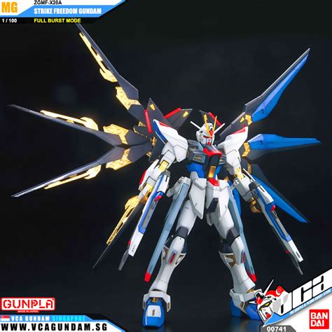 Gunpla® Mg Strike Freedom Gundam Full Burst Mode Vca Gundam Singapore