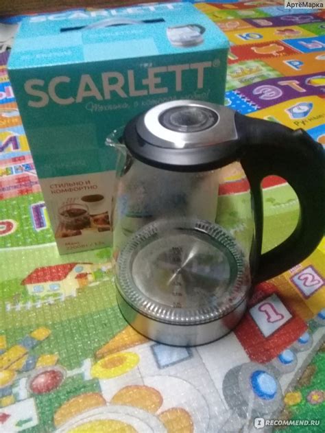 Электрический чайник со стеклянным корпусом SCARLETT SC-EK27G12 - «К ...