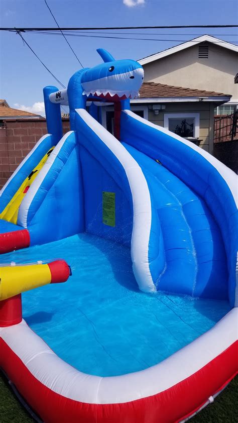 50 Mo Finance BOUNTECH Inflatable Water Slide Hippo Themed