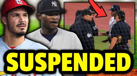 Breaking Yankees Pitcher Suspended For Cheating Nolan Arenado Homers