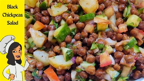 Black Chickpeas Salad Recipe How To Make Black Chana Salad For Weight