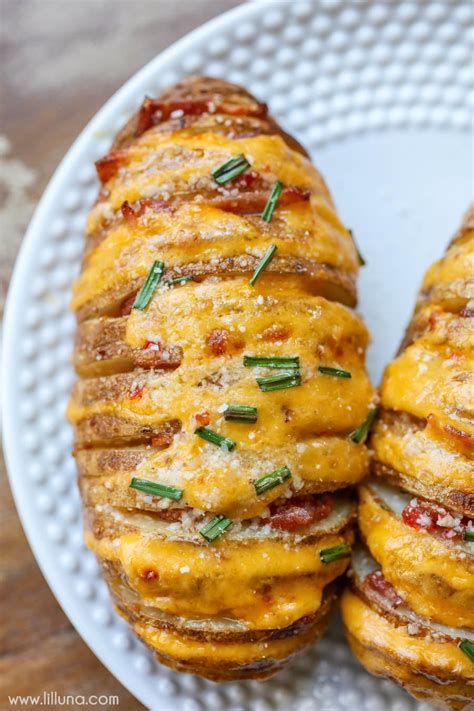 Cheesy Hasselback Potatoes Lil Luna