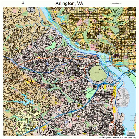 arlington virginia street map