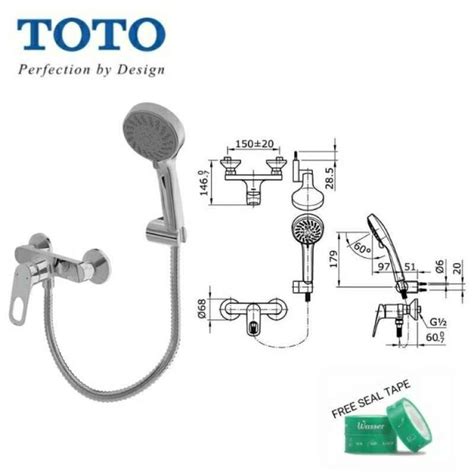 Jual Kran Shower TOTO TX SRR Hot Cold Di Seller Tasakamu Store Duri Kepa Kota Jakarta