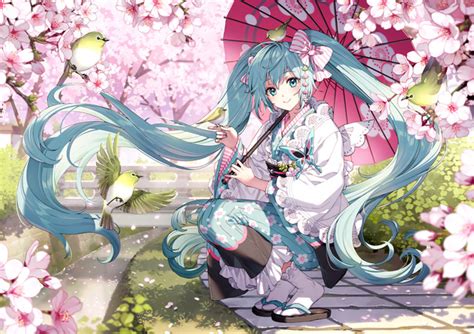 「初音ミク」春爛漫、和装姿がかわいい！ 3月9日“ミクの日”記念グッズ登場♪ 超！アニメディア