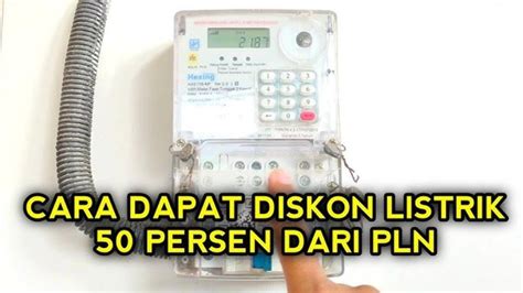 Token Listrik Diskon Persen Masih Bisa Dibeli Di Februari Bisa