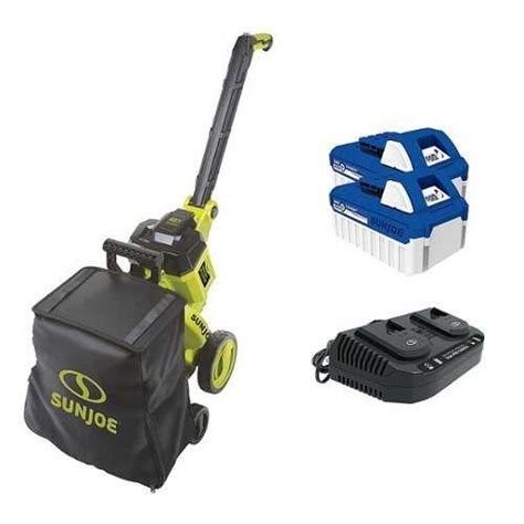 Rent To Own Sun Joe 24v Series X2 Ogv 48 Volt Ion Cordless Outdoor Garden Vacuummulcher Kit