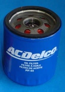 OIL FILTER CROSS REFERENCE LIST: AC DELCO OIL FILTERS