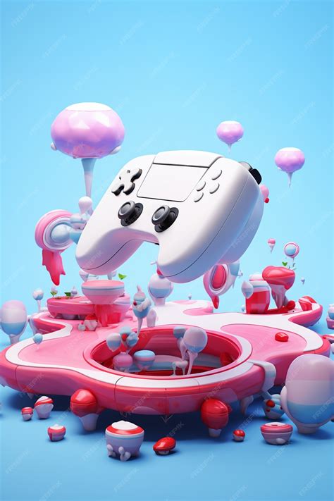 Вид 3D-контроллера видеоигр | Бесплатно Фото