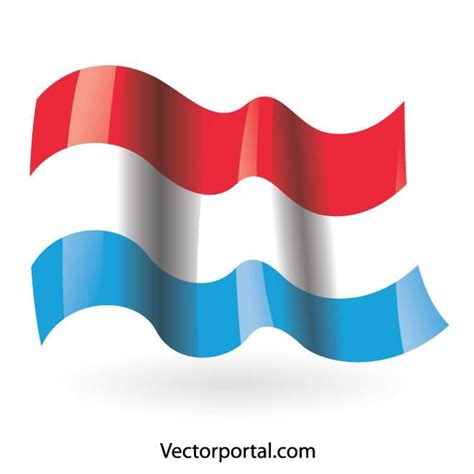 Luxembourg Flagai Royalty Free Stock Svg Vector