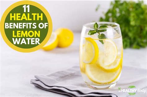 11 Health Benefits Of Lemon Water Recipe