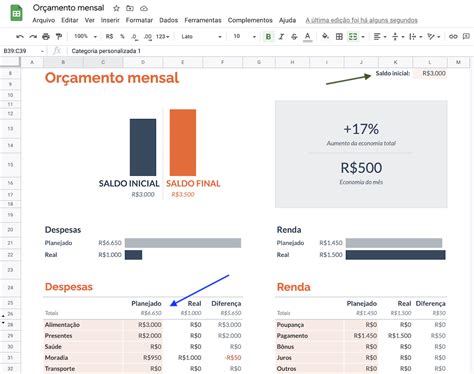 Planilha De Gastos Mensais 7 Modelos Download Imprimir