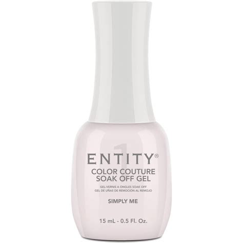 Entity Color Couture Soak Off Gel Enamel Simply Me Fl Oz SHEER SOFT NUDE CREME