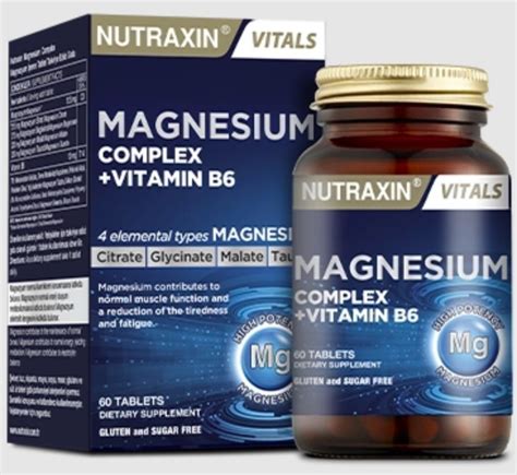 Купить NUTRAXIN Magnesium комплекс В6 таблетки 60 шт в Алматы – Магазин ...