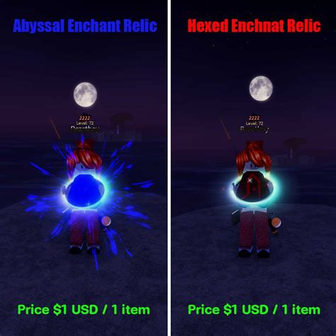 Fisch Abyssal Enchant Relic Hexed Enchant Relic Set In Fast