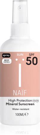 Naif Sun Mineral Sunscreen Spf Spray Solaire Protecteur Spf