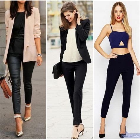 С чем носить чёрные брюки: мужские и женские, фасоны и стили