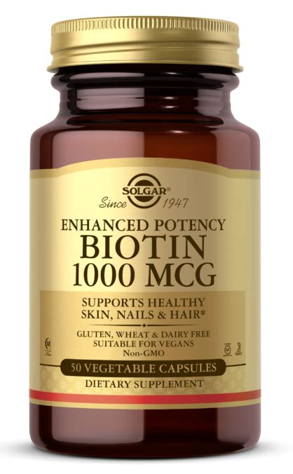 Solgar Biotin 1000 mcg 50 vcaps | Sport Supplements