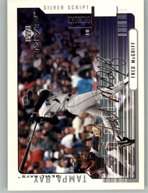 Upper Deck Mvp Silver Script Fred Mcgriff For Sale Online Ebay