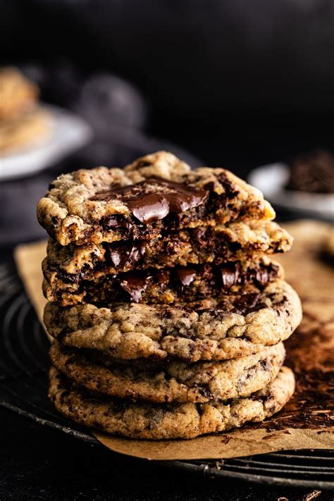 Soft And Chewy Chocolate Chunk Cookies Baker Street Society Recipe Chocolate Chunk Cookies