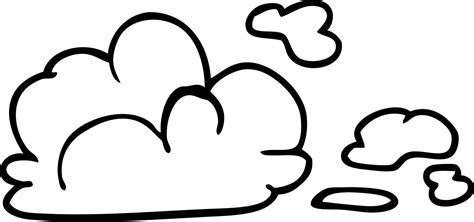 line drawing cartoon storm cloud 12128168 Vector Art at Vecteezy