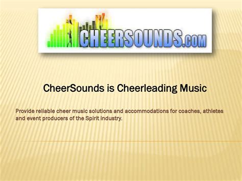 Custom Cheerleading Music & Premade Cheer Mixes – CheerSounds by cheersounds - Issuu