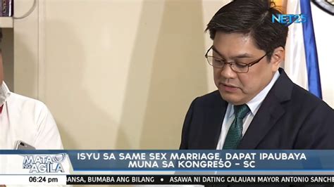 SC Ibinasura Ang Petisyon Para Sa Same Sex Marriage Sa PHL YouTube