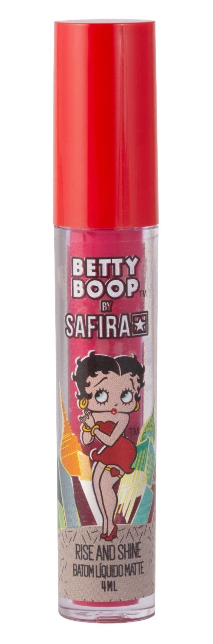 Batom Liquido Matte Betty Boop Safira Promo O Idm Distribui Es