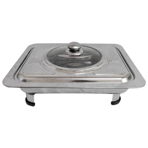 Jual Tempat Makan Prasmanan Stainless Pan Fast Food Dish Prasmanan