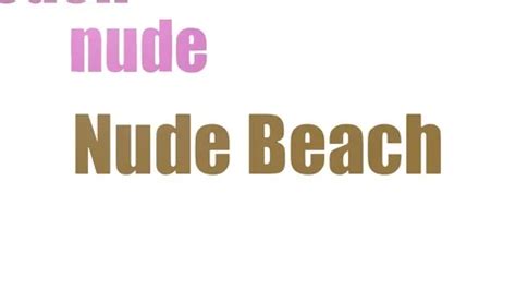 Nude Beach Tag Cloud Animated Isolated O Stock Video Pond
