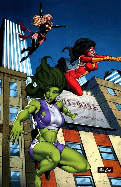 Wolverinequicksilverthing Vs Ms Marvel She Hulk And Spider Woman Battles Comic Vine