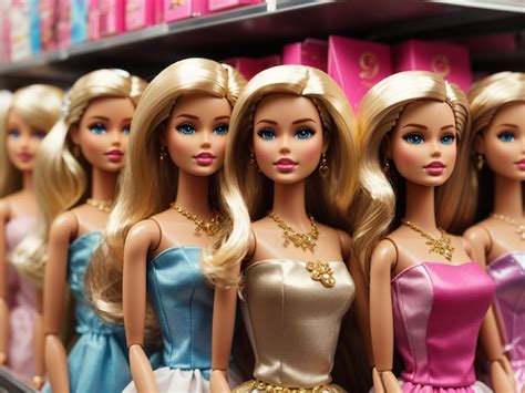 Premium Photo Barbie Dolls Put Up For Sale On A Store Shelf