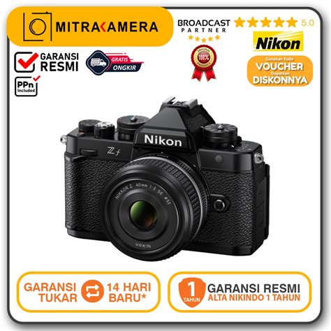 Jual Nikon Zf Mirrorless Camera With Mm Lens Shopee Indonesia